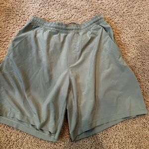 Men's Lululemon Green Pace Breaker Shorts